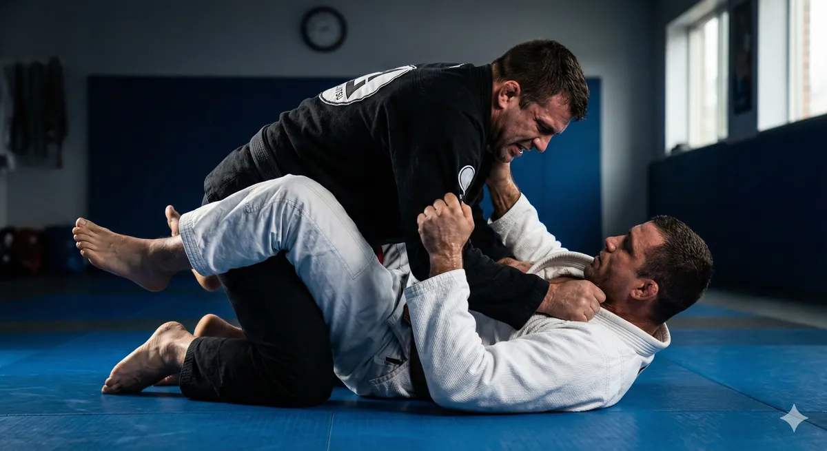 Aula de Jiu-Jitsu no Centro de Lutas TTC, Tijuca, Rio de Janeiro