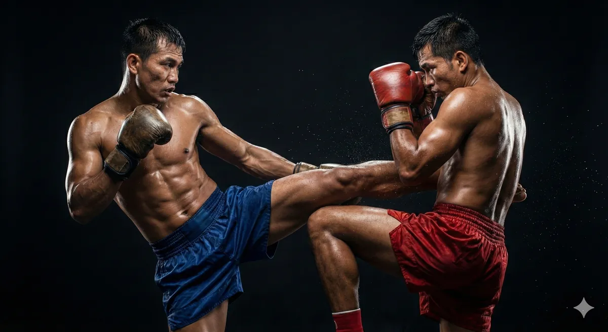 Aula de Muay Thai no Centro de Lutas TTC, Tijuca, Rio de Janeiro